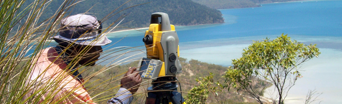 Surveyors working in the field